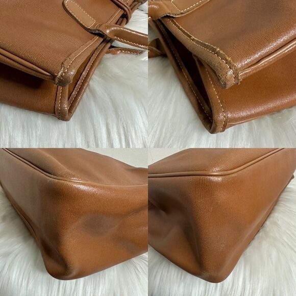 💯Authentic Long Champ Leather Tote Handbag🍀 - Picture 12 of 13